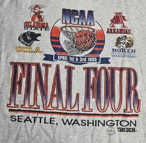 NCAA Final Four 1995 College Basketball Vintage Tshirt XL